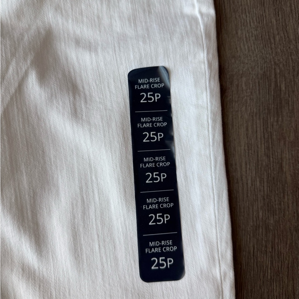 J Crew Factory Mid Rise Flare Crop Jeans - Picture 2 of 6